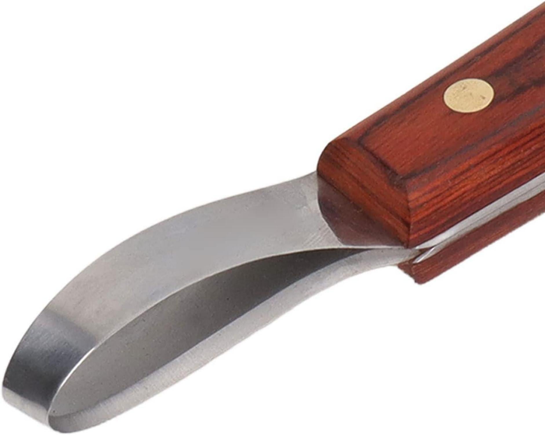 Hufmesser mit Holzgriff Pferd Hufschmied Werkzeug rutschfest Schere