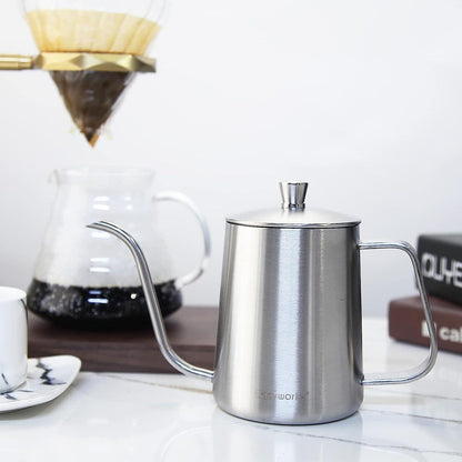 Kaffeekanne mit Schwanenhals 350ml Edelstahl für Pour Over