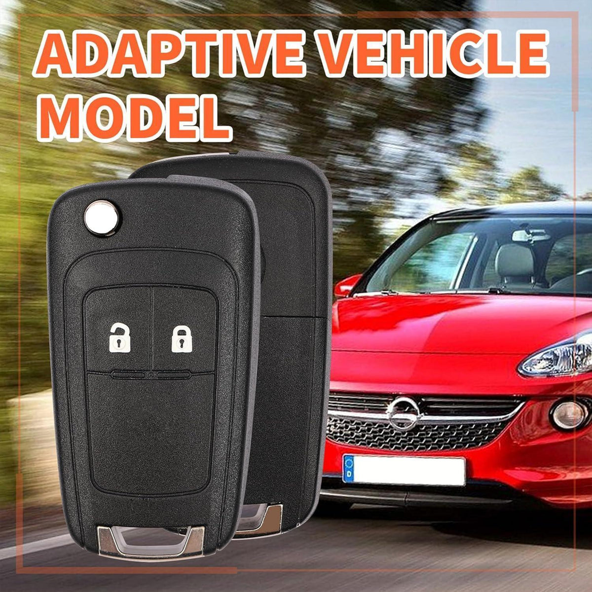 2-Tasten Schlüsselgehäuse Opel Astra J Zafira C Mokka