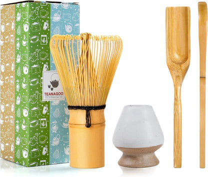 Japanisches Matcha-Zeremonie-Set mit Schneebesen und Zubehör