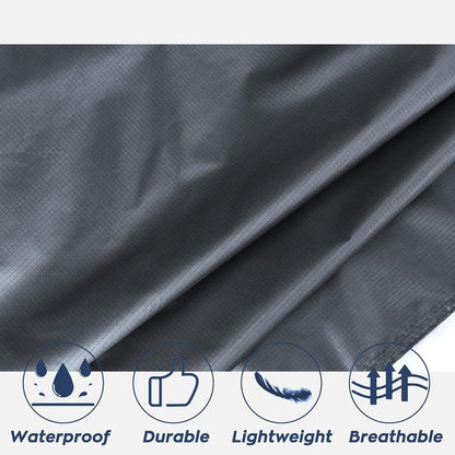 Leichter Wasserdichter Regenponcho mit Kapuze für Outdoor & Camping