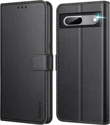 Google Pixel 7 Handyhülle aus Premium Leder mit Kartenschlitzen und