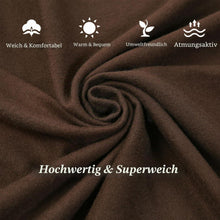 Pashmina Stola und Schal Damen, weich und vielseitig, Kaffee
