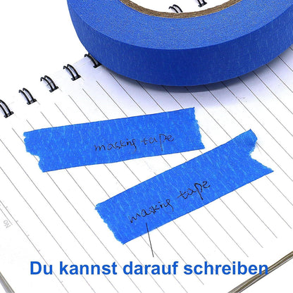 Blaues Malerband 24mmx50m Premium Krepppapier Abdeckband UV-beständig