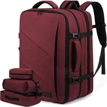 Premium Reiserucksack für 17,3 Zoll Laptop, Handgepäck 30L-40L