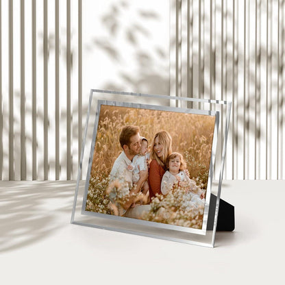 Bilderrahmen 2er Set 15x20cm Glas für Hochzeit & Geburtstag
