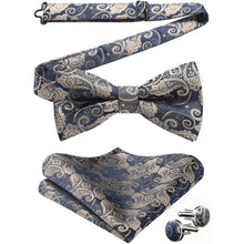 Klassische elegante Fliege Set Braun Einheitsgröße HISDERN