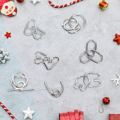 Adventskalender 2026 Kinder – Metallpuzzle Spielzeug für Weihnachten