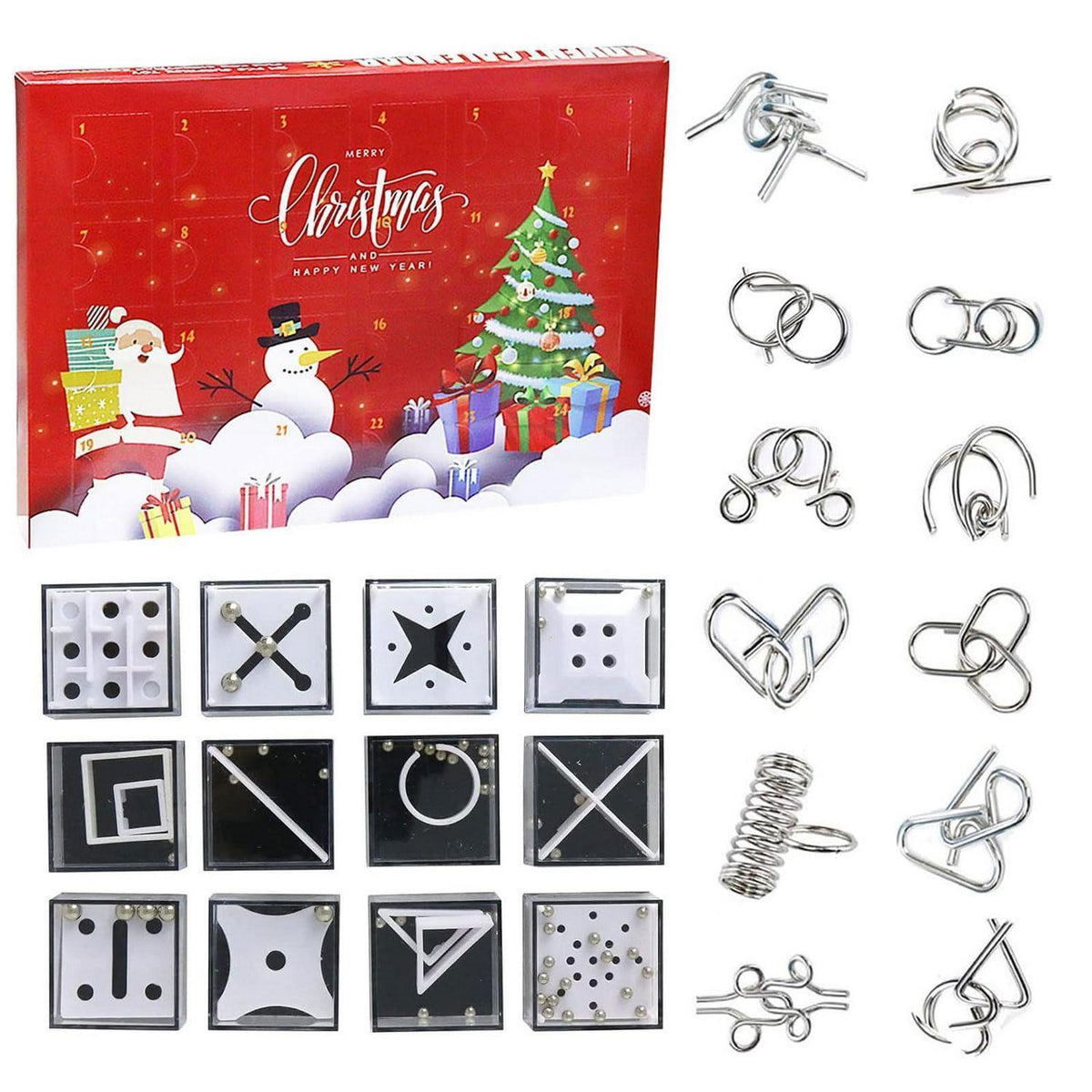 Puzzle Adventskalender 2027 – 24 Knobel-Überraschungen zum Weihnachtsfest