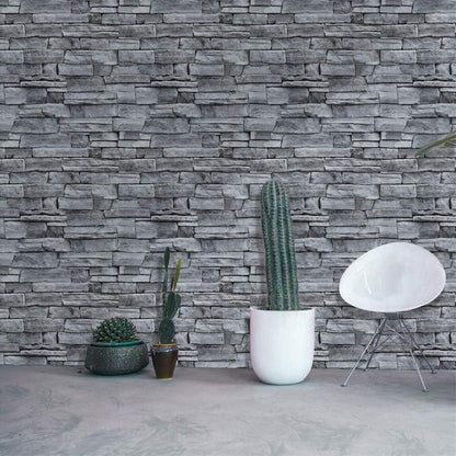 Selbstklebende Ziegel Tapete Vintage Backstein 45x1000cm