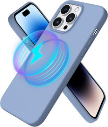 ORNARTO Magnetische Silikonhülle für iPhone 14 Pro Max 6,7 Zoll 2022