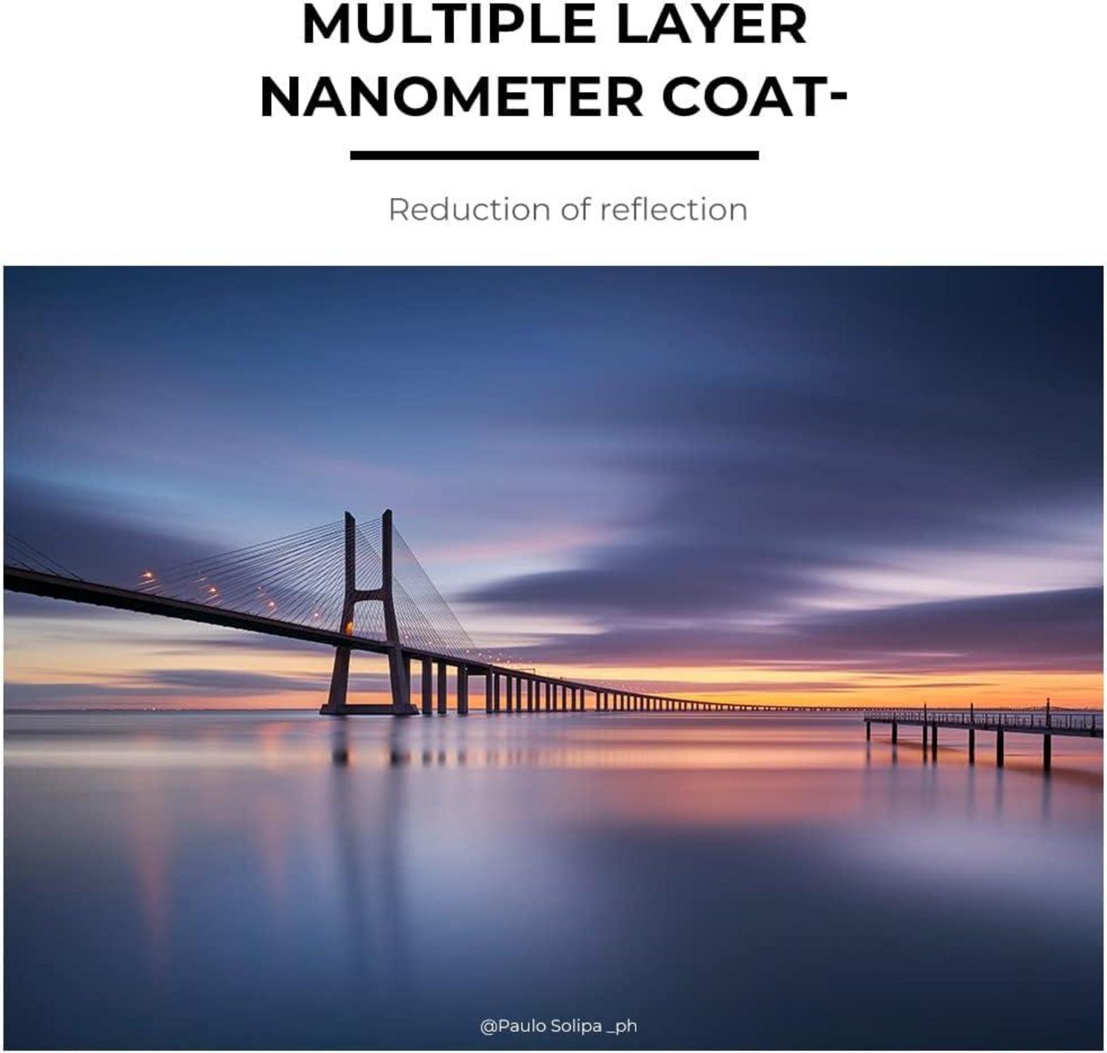 K&F Concept Nano-X Serie ND64 Filter 67mm Slim Fester Graufilter
