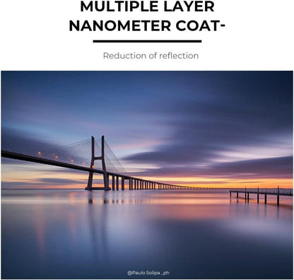 K&F Concept Nano-X ND64 49MM Slim Fester Graufilter 6 Blendenstufen