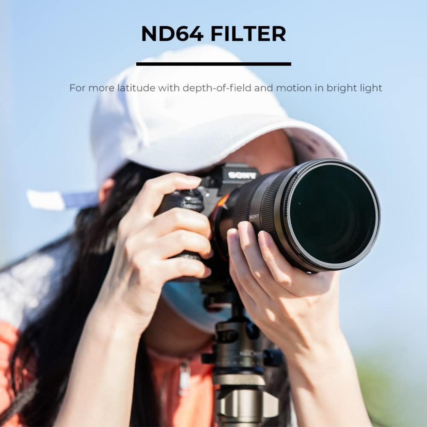 Nano-X Serie ND64 Filter 49MM Slim Fester Graufilter 49mm