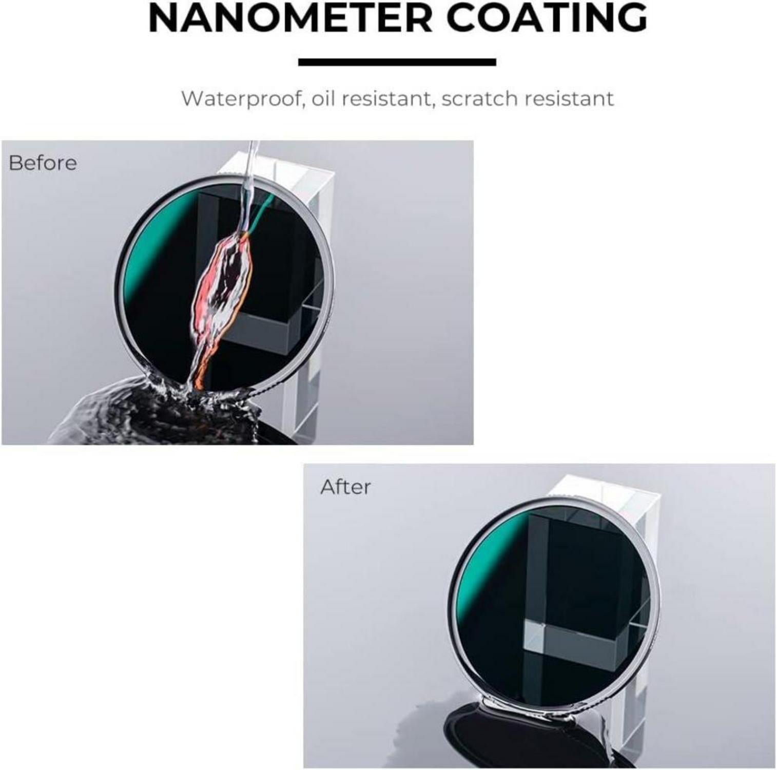 K&F Concept Nano-X ND64 49MM Slim Fester Graufilter 6 Blendenstufen