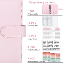 A6 Binder Budget Planner Deutsch Geld Organizer