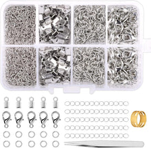 Kettenverschluss Set: 300-teilig inkl. Karabinerverschluss, Biegeringe