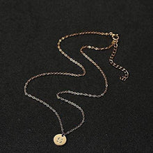 Initialen Kette Buchstaben Anhänger Gold Silber Rosegold