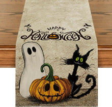 Halloween Tischläufer Katze Geist Party Deko 40x180 cm