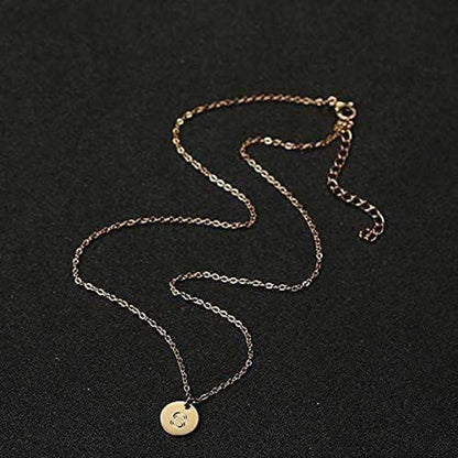 Initialen Kette Buchstaben Anhänger Gold/Rosegold/Silber Damen Mädchen