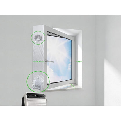 Fensterabdichtung für Mobile Klimaanlage – 500cm mit Schlauch