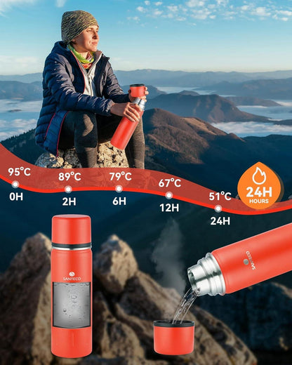 Isolierflasche Thermosflasche Edelstahl Auslaufsicher Trinkbecher