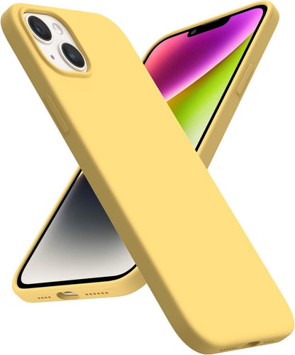 iPhone 14 Plus Hülle mit Panzerglas Schutzfolie und Soft Microfaser