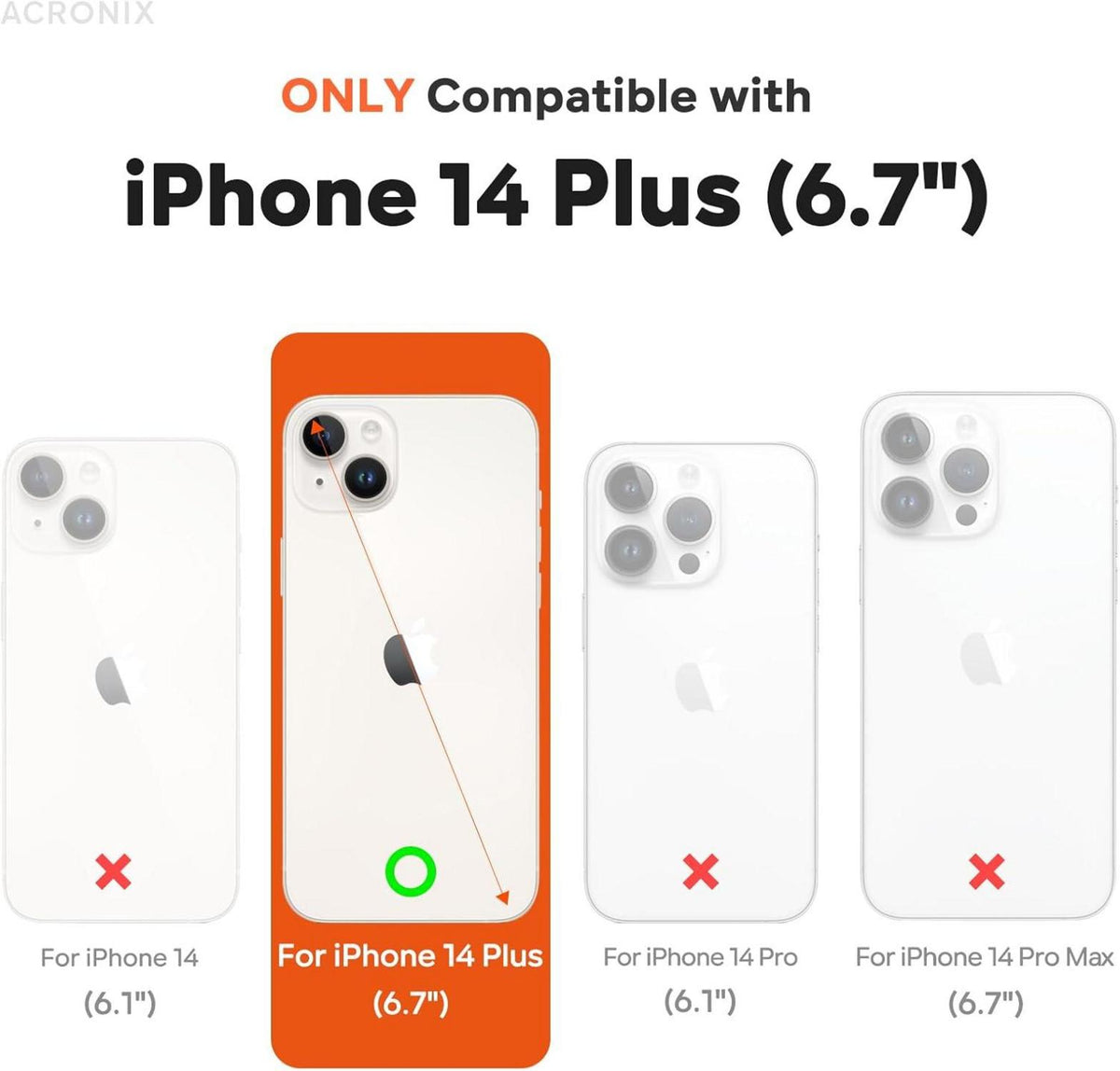 iPhone 14 Plus Hülle Gelb mit Panzerglas Schutzfolie & Soft