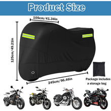 Motorrad Abdeckplane wasserdicht & winterfest 245x105x125cm