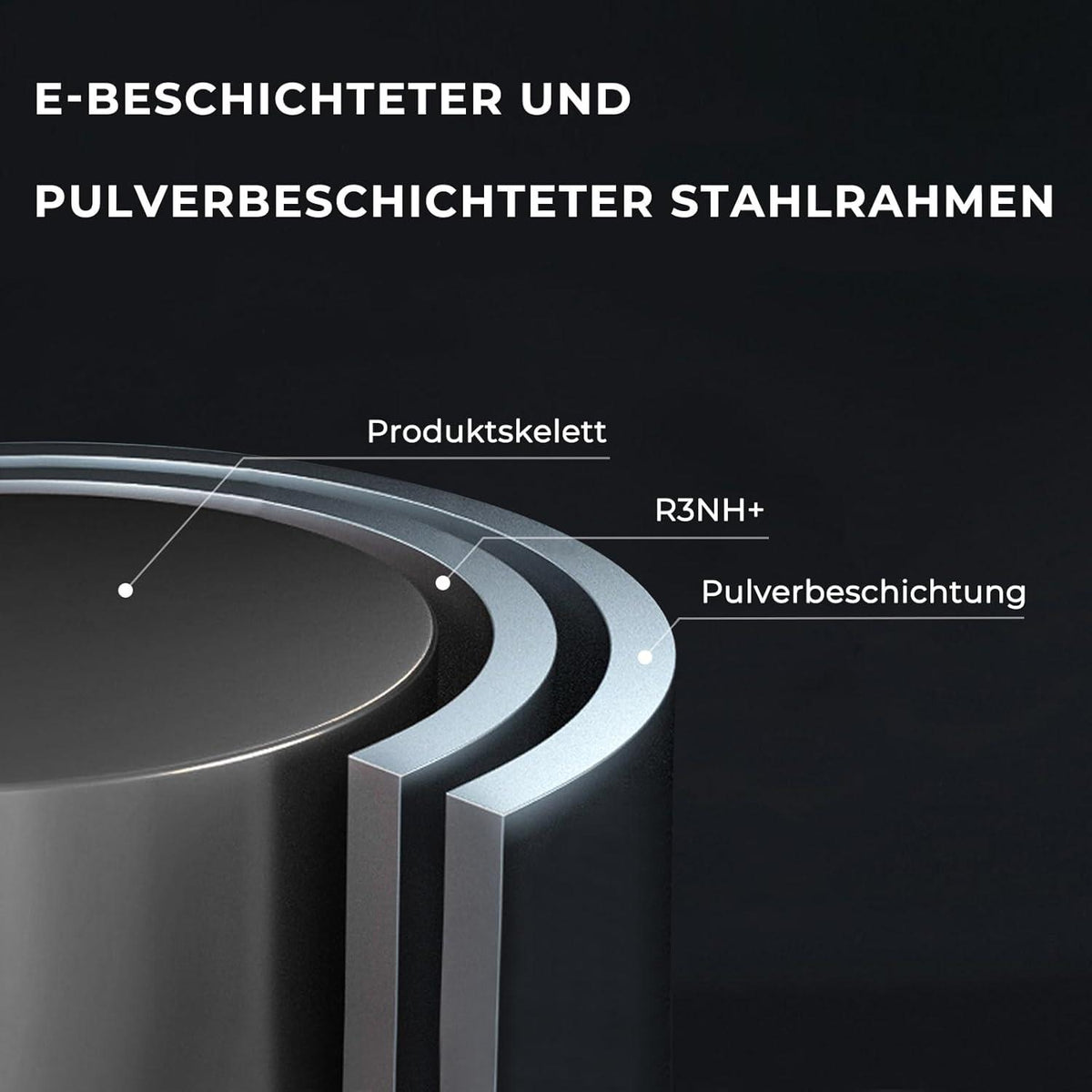 Runder Beistelltisch 2 Ebenen Gelb Metall 45x45x53cm