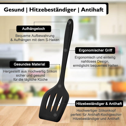 22-teiliges Silikon Küchenhelfer Set mit