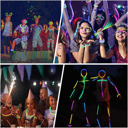 Knicklichter Set 244 Stück Glow Party Hochzeit Festival Glowsticks