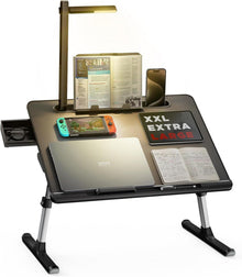 Laptoptisch LED Lampe Höhe Winkel verstellbar Buchständer Blau