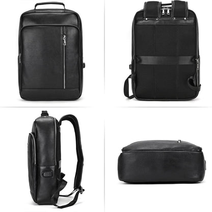 Leder Rucksack 15,6" Laptopfach – Tagesrucksack für Damen & Herren