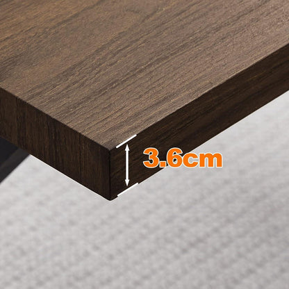 Esstisch Set mit 4 Samtstühlen – Modernes Esszimmer Set (140cm Braun)