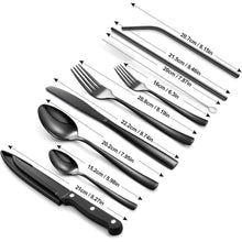 Odoland Besteck Set 10-teilig Edelstahl Outdoor Camping 2