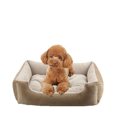 Hundebett 4XL Khaki – Rutschfest & Waschbar