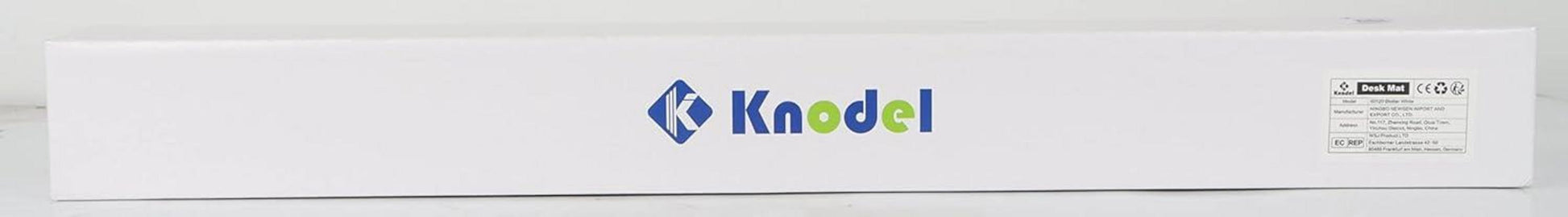 Knodel Tischunterlage Schreibtischunterlage 120x60cm PVC wasserdicht White/Beige