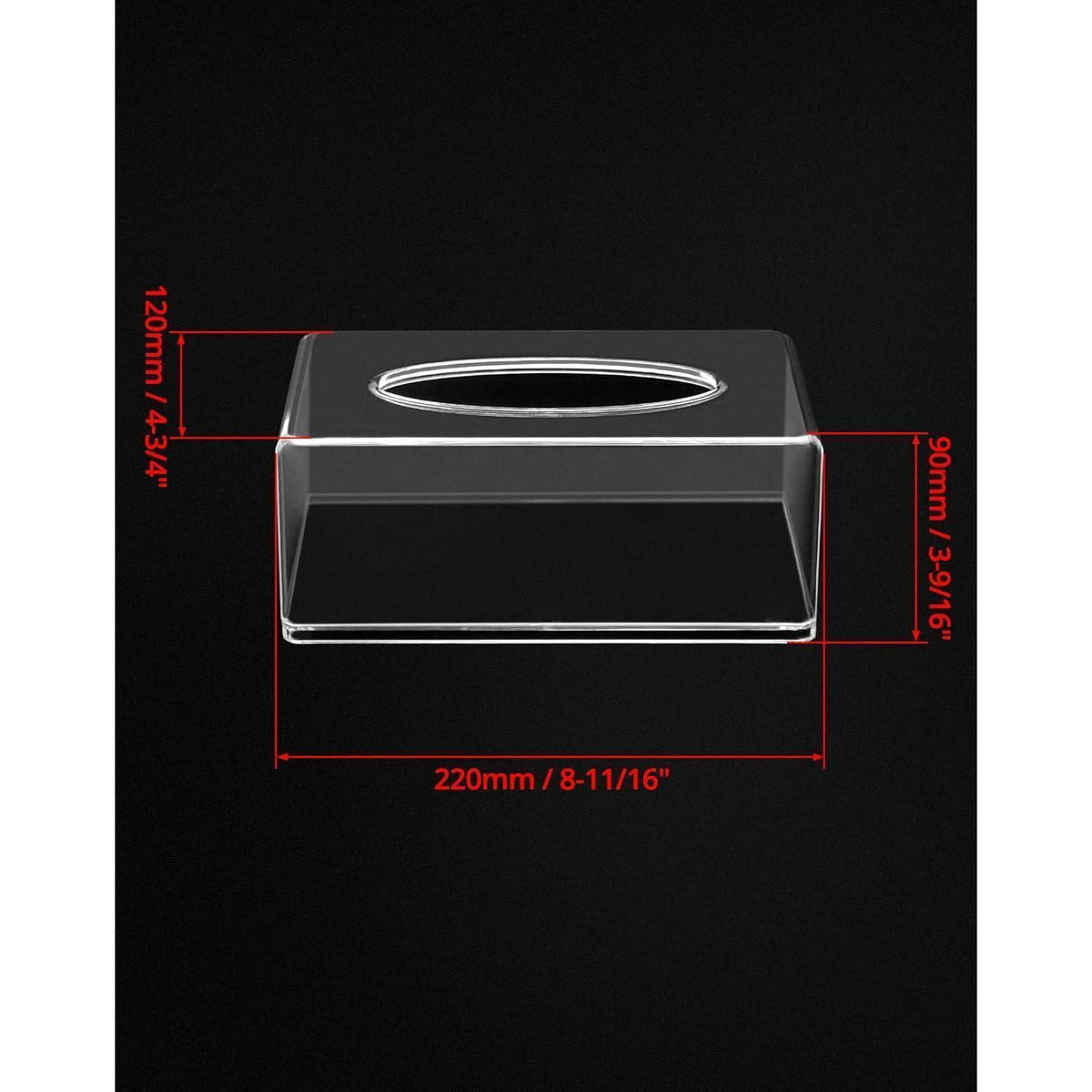Acryl Taschentuchbox Transparent – Moderne Tissue Box für Schlafzimmer