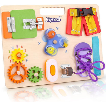 Montessori Busy Board Holz 1-5 Jahre Motorik Kinderspielzeug