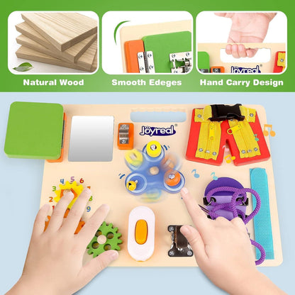 Montessori Busy Board Holz 1-5 Jahre Motorik Kinderspielzeug