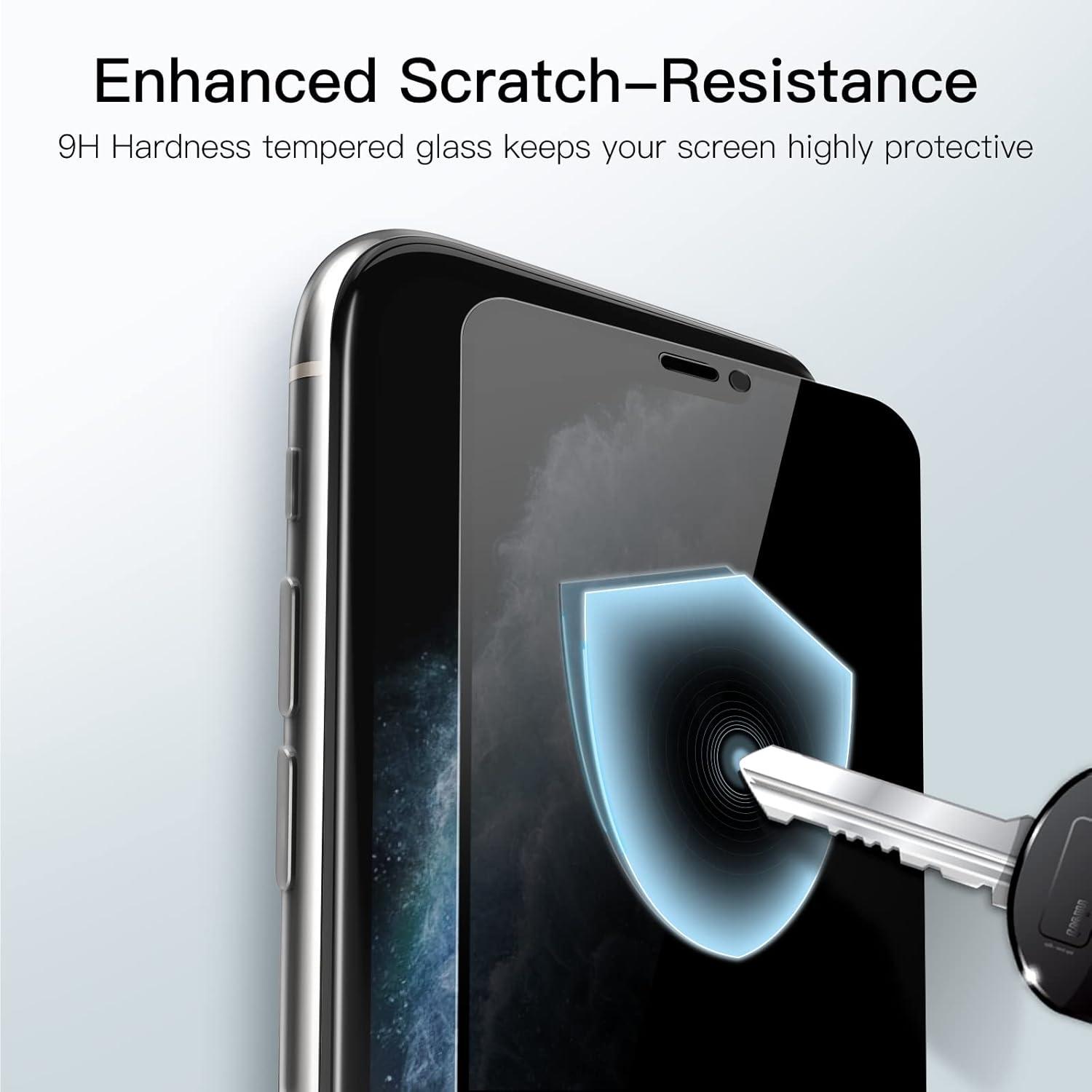 Sichtschutz Full Screen iPhone 11 5,8 Zoll Anti-Spy Glas 2 Stück