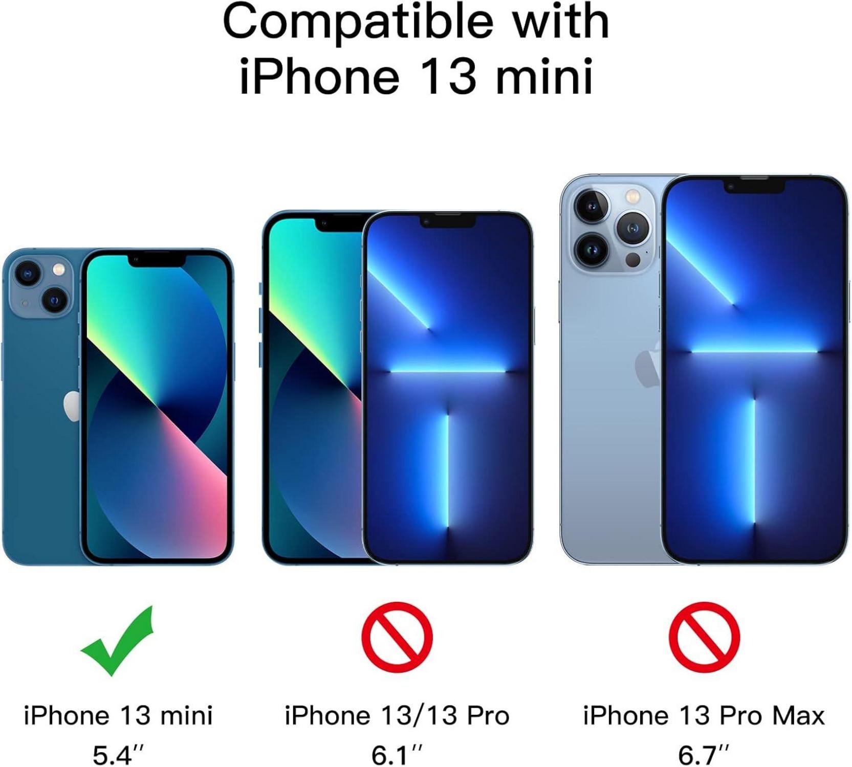 Sichtschutz Panzer Schutzglas Folie iPhone 13 mini 5,4 Zoll 2