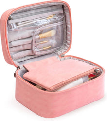 Wasserdichte Große Kulturbeutel für Damen Make-up Tasche mit Griff