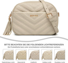 Miss Lulu Umhängetasche Damen Crossbody Handtasche Goldene