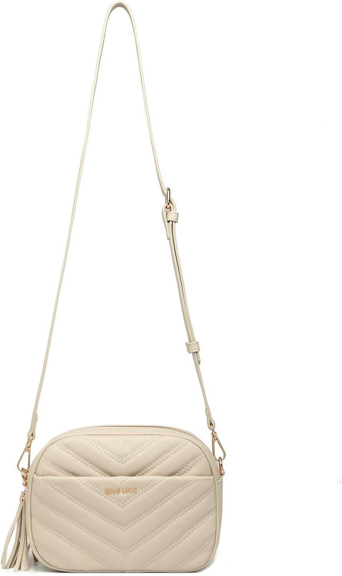 Damen Umhängetasche Crossbody Bag Goldene Hardware Medium