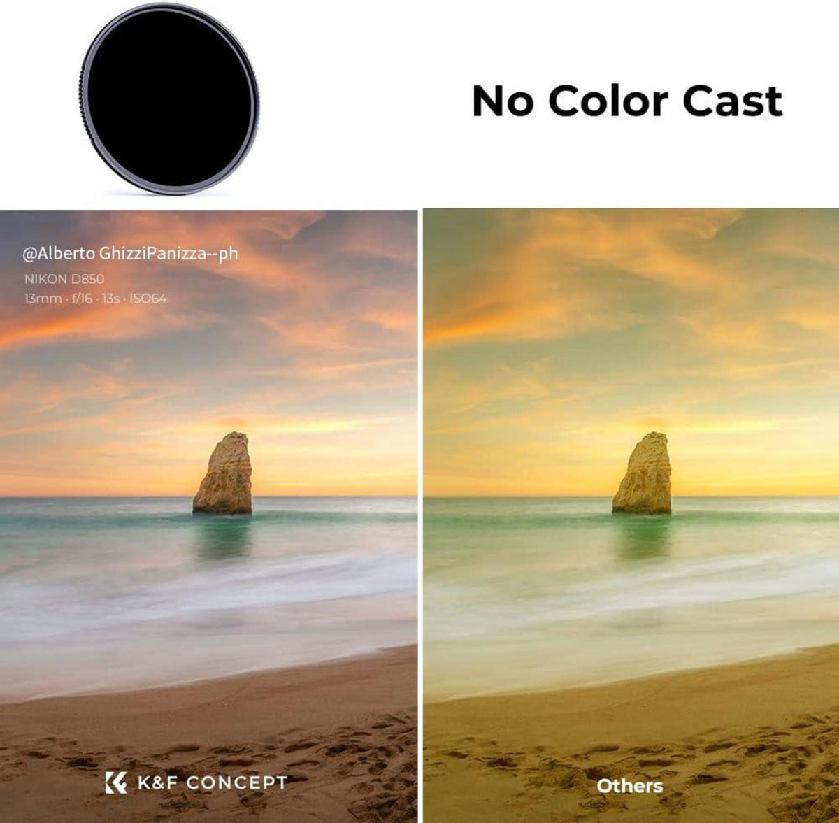 K&F Concept Nano-X 112mm ND1000 Graufilter Slim Neutral 10 Stop