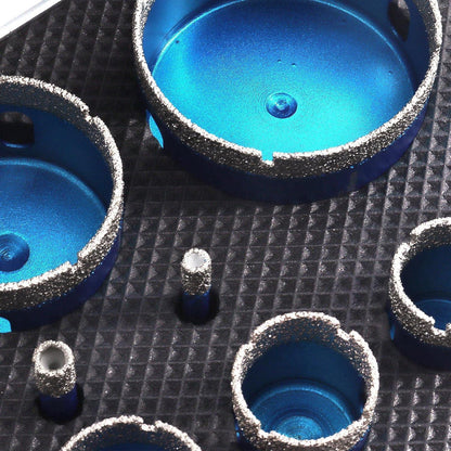 Diamant Trockenbohrer Set für Fliesen & Stein 11-teilig