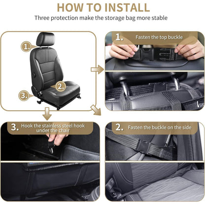Auto Rücksitz Organizer Organizer mit Tablet Aufbewahrung
