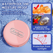 Serfeymi Tablettenbox 3 Fächer Wasserdichte Pillendose